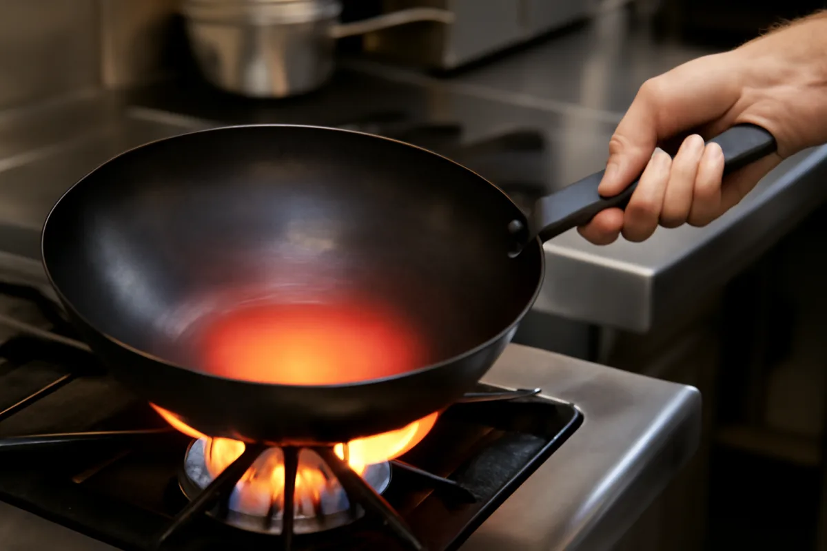Wok arroventato prima della cottura Serve davvero? L'effetto che pochi conoscono