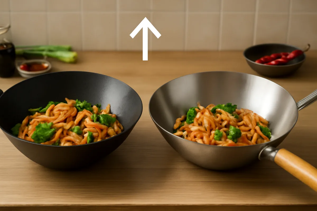 Quali sono le differenze tra wok in ghisa e in acciaio? La scelta che migliora la cottura dei piatti asiatici