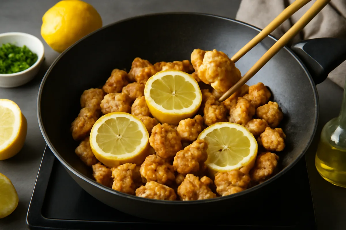 Pollo al limone nel wok: come ottenere una croccantezza irresistibile senza friggere
