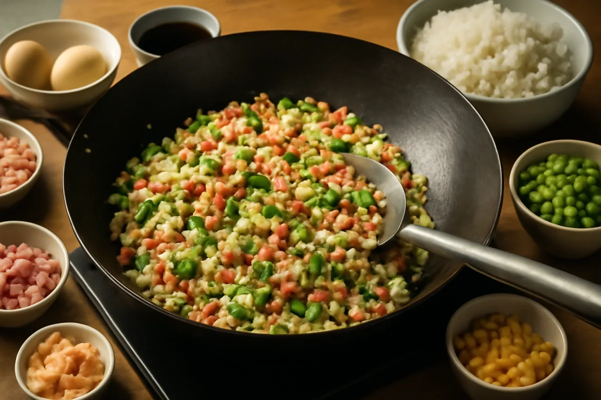Riso alla cantonese nel wok: quali ingredienti aggiungere per la versione perfetta?