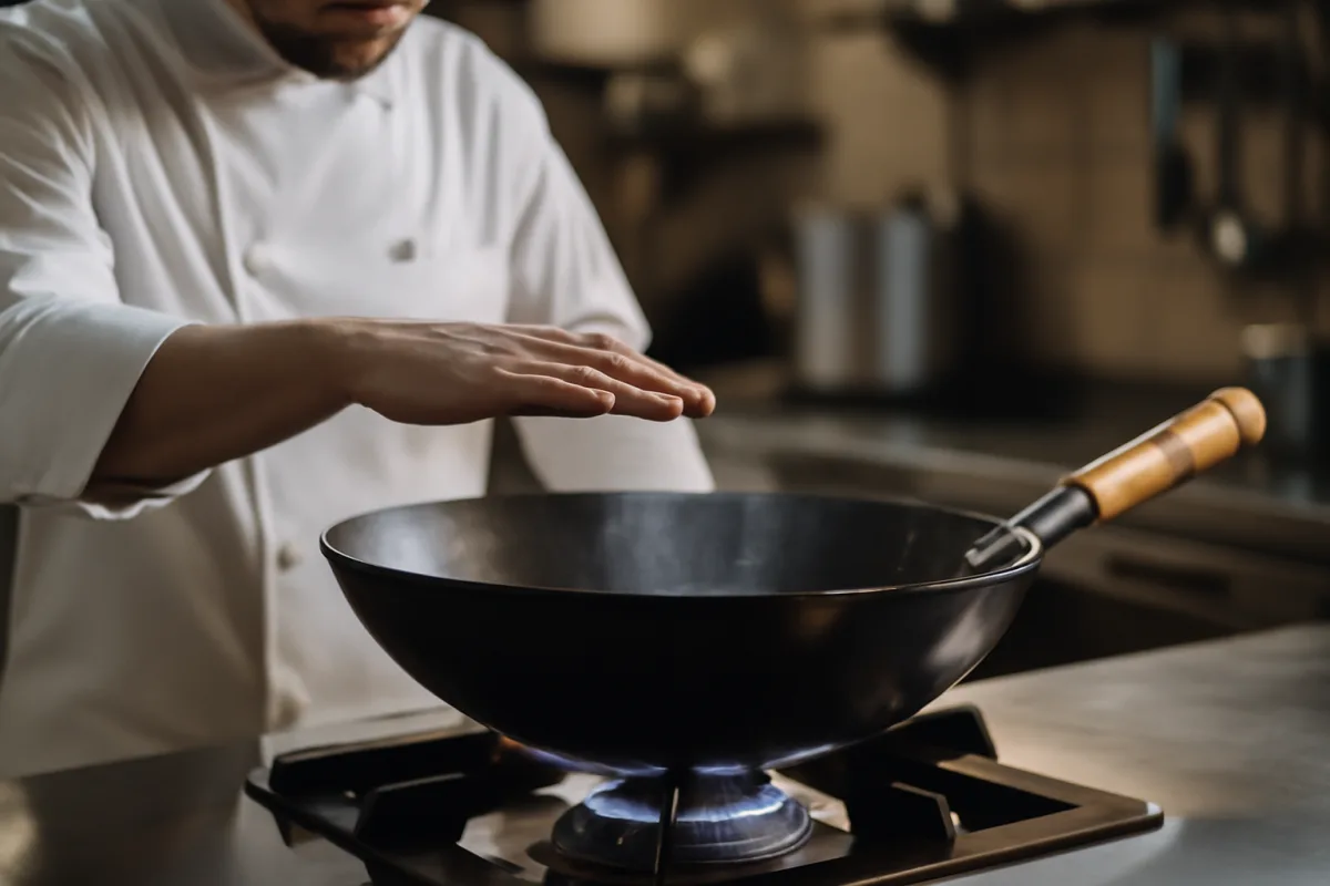 Temperatura perfetta nel wok: come riconoscerla senza termometro? Il trucco degli chef