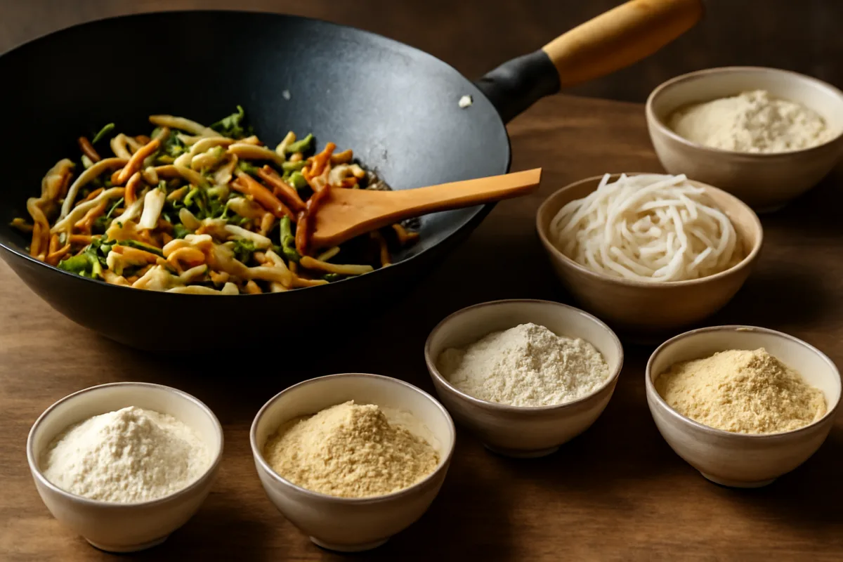 Wok senza glutine: quali farine alternative usare nelle ricette asiatiche?