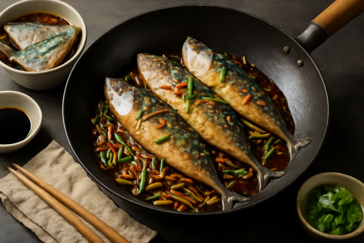 Sgombro all’asiatica nel wok: la marinatura che elimina il retrogusto forte del pesce