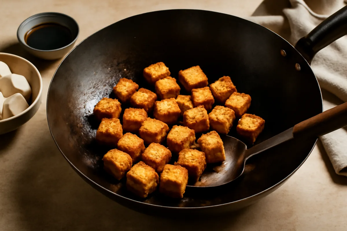 Tofu croccante nel wok: il metodo infallibile per una doratura spettacolare