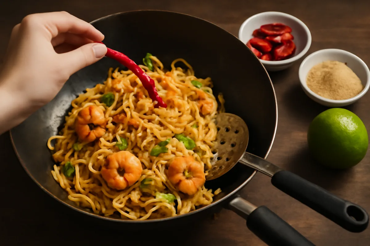 Pad Thai originale nel wok: come creare il bilanciamento tra dolce e piccante