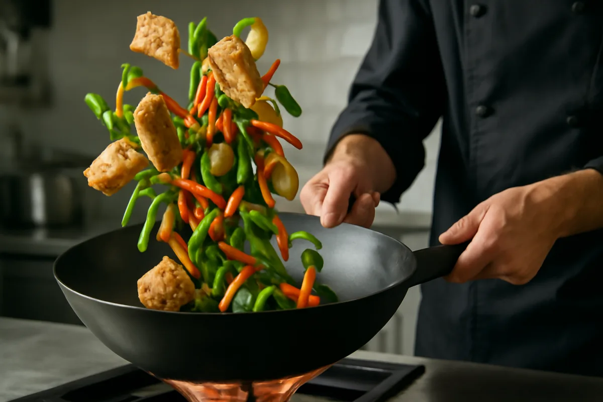 Saltare pesce e verdure insieme nel wok: il momento esatto in cui unirli per non compromettere il gusto
