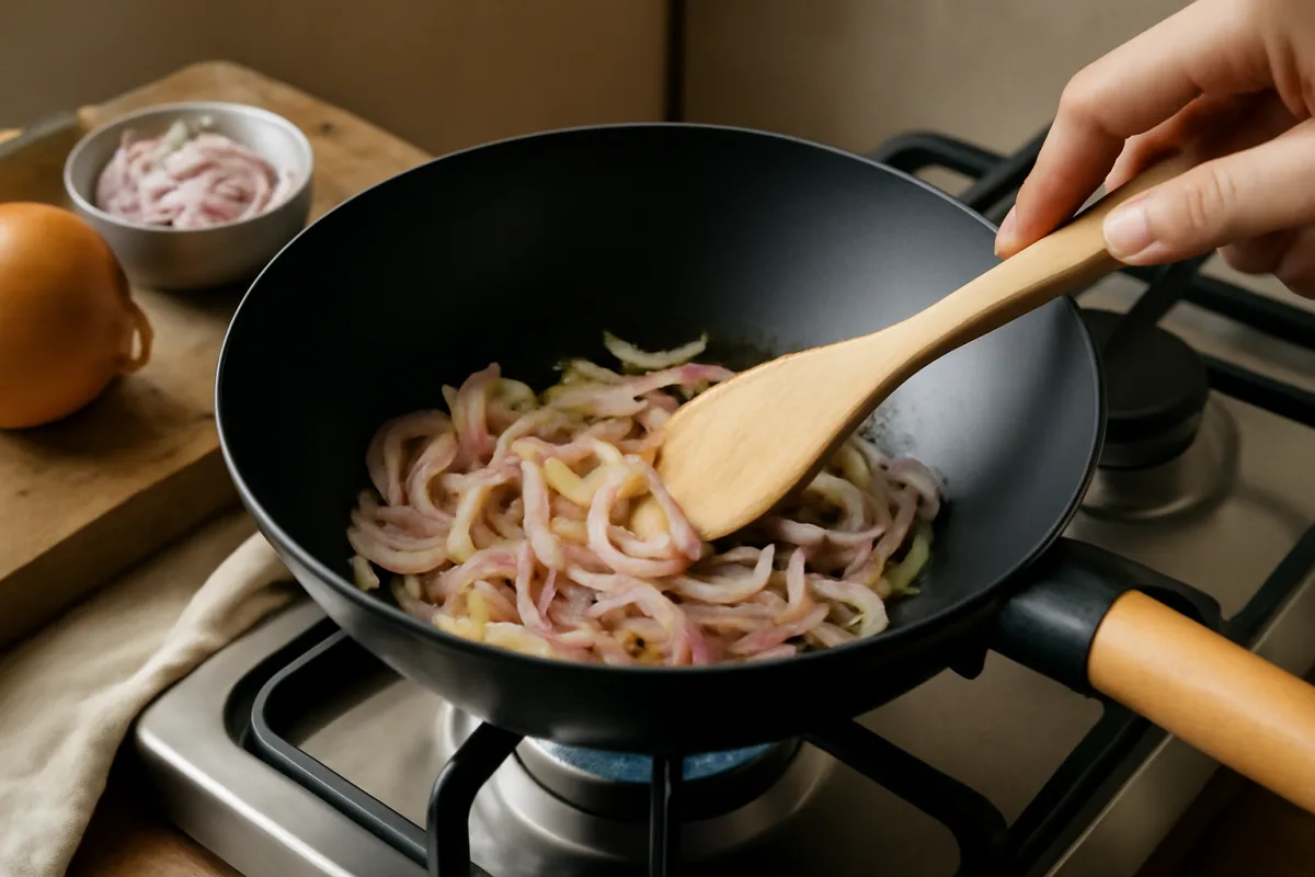 La cipolla nel wok va sempre soffritta? Il trucco per un aroma delicato e autentico