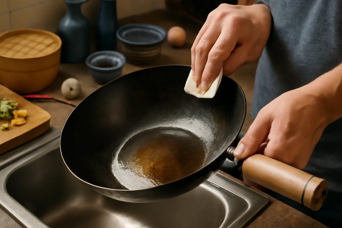Conservare il wok dopo la cucina asiatica: la tecnica che evita ruggine e cattivi odori