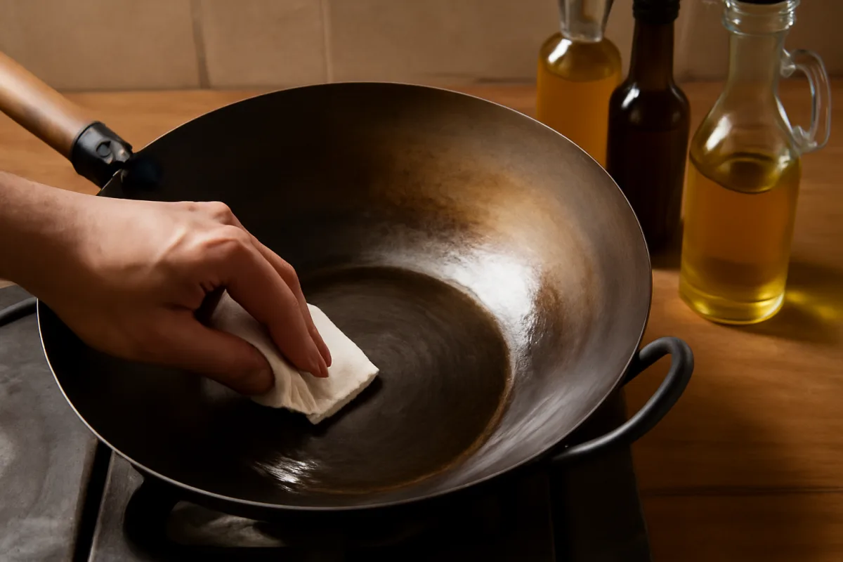 Manutenzione del wok: quali oli usare per proteggere e sviluppare la patina perfetta?