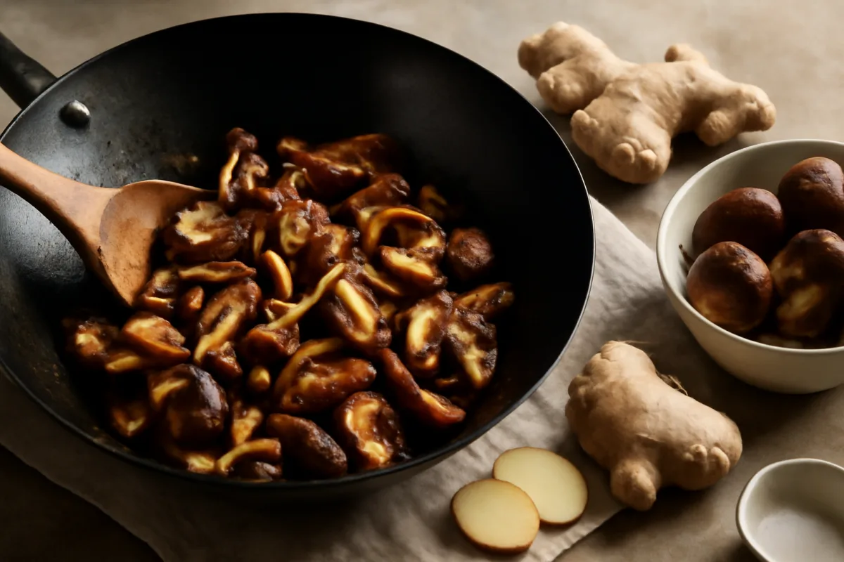 Wok di funghi shiitake: perché aggiungere zenzero fresco fa la differenza?