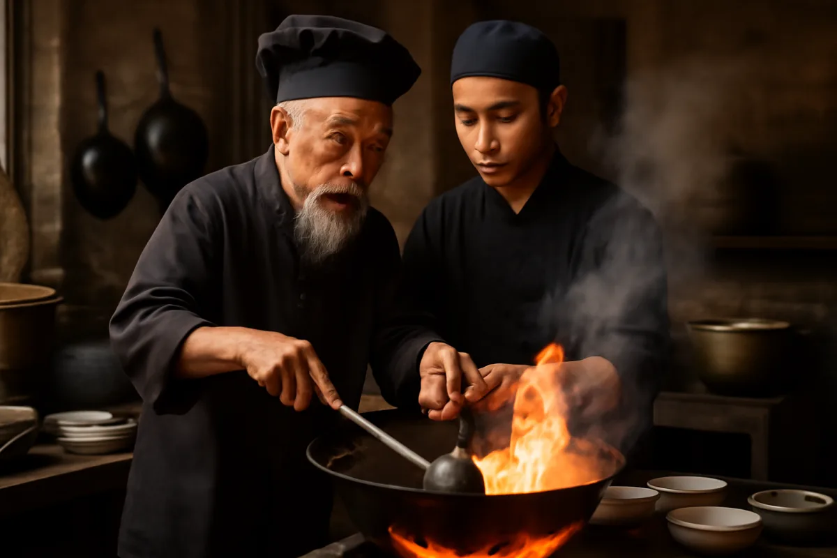 Cucinare con il wok è un’arte? Storie di maestri asiatici che tramandano antichi segreti