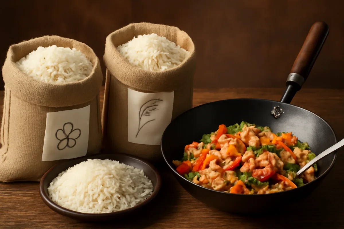 Riso jasmine o basmati per il wok? La scelta che esalta l'aroma delle ricette asiatiche