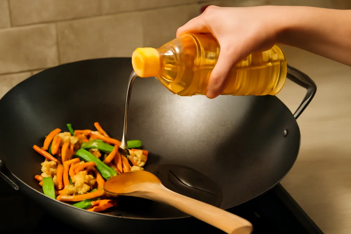 Sai quale olio usare nel wok? Un errore comune rovina gusto e texture